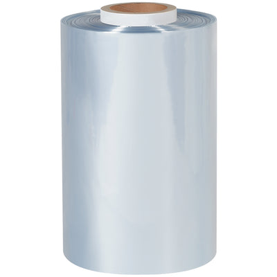 Lower-temperature shrinking accelerates production cycles while maintaining crystal-clear, high-gloss packaging. This 12" x 1500' roll of 100 gauge shrink film features pre-sealed sides and works with both automatic and portable equipment for maximum flexibility.