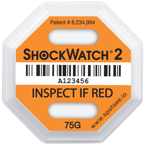 Protect high-value shipments with ShockWatch¬Æ 2 bi-directional impact indicators that instantly turn bright red when your package is mishandled in transit or storage. This case of 50 includes 1.67