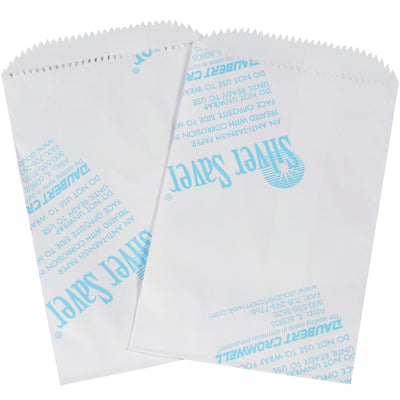 Protect your precious metals with Silver Saver¬Æ VCI bags‚engineered with bleached coated kraft to prevent tarnish and corrosion for up to 2 years. Dimensions of 4" x 6" offer ideal coverage for jewelry, coins, and small metal components. Sold as a case of 250 bags for cost-effective, bulk protection.