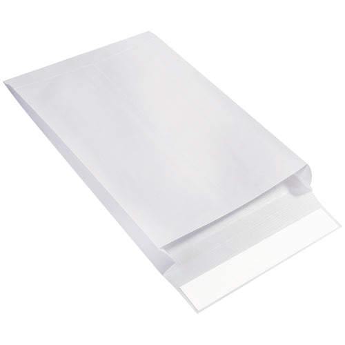 Ship-Lite¬Æ expandable mailers provide six times the strength of standard paper envelopes, engineered for industrial shipping needs. Reinforced with mesh-screened poly fibers and featuring moisture-resistant construction, these 12x16x2 white mailers handle books and bulky items with ease. Self-sealing closure and 100-piece case packaging maximize efficiency for high-volume shippers.