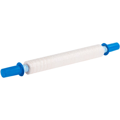 Goodwrappers® 20" x 500' stretch netting delivers superior load retention with built-in airflow–eliminating condensation and temperature loss on pallets. Constructed from knitted high-density polyethylene, this vented pallet wrap includes 2 patented dispenser handles per roll. Ideal for food, beverage, and temperature-sensitive shipments. Case of 4 rolls.