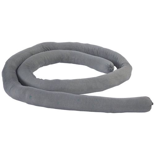 Heavy-duty universal sorbent socks that absorb oils, solvents, and industrial liquids with superior containment. Each 120