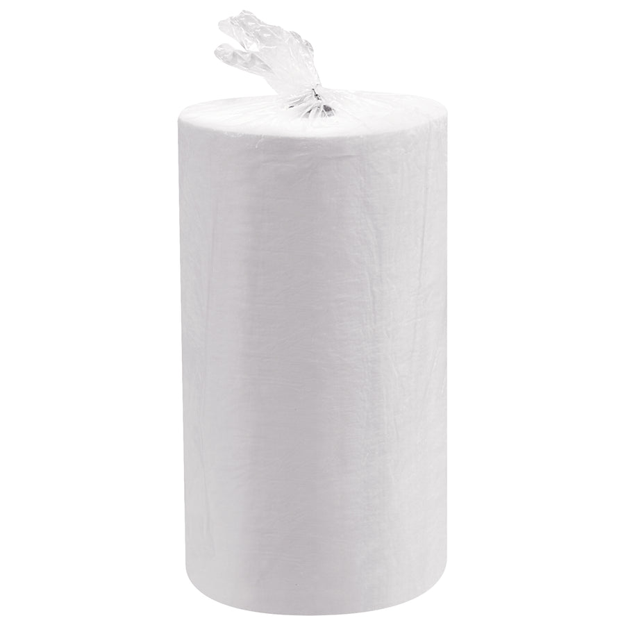 Heavy-duty oil only sorbent roll designed for petroleum-based spills, oils, and fuels in industrial facilities. Floats on water surface for easy recovery and cuts to custom sizes for larger spill containment. Gray polypropylene construction, 32" x 150' per roll–sold as case of 1.