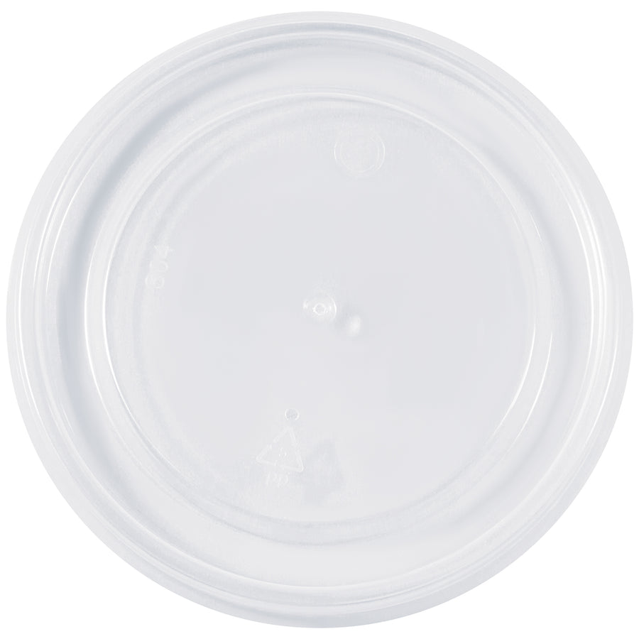 Double-sided poly coated paper lids for 8 and 12 oz soup containers prevent leaks and keep inventory organized on your line. Fits standard food service and restaurant operations. 500-lid case reduces reorder frequency and maximizes storage efficiency.