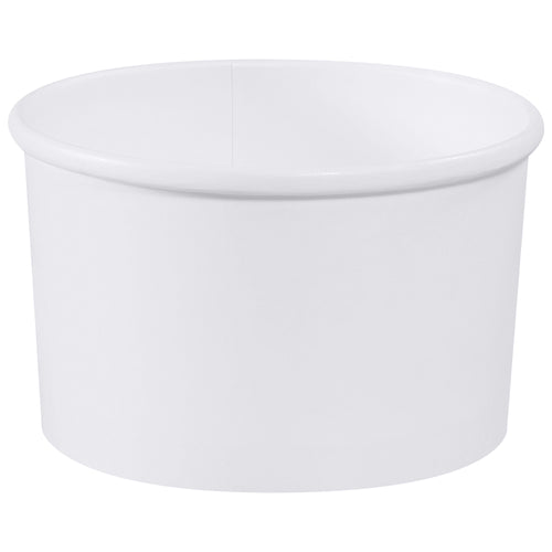 Leak-proof 16 oz soup containers made from double-sided poly coated paper‚ideal for food service operations serving hot or cold items. Each case contains 500 units, maximizing storage efficiency on your warehouse floor. Vented lids sold separately.