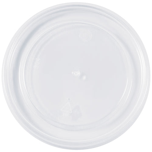 Double-sided poly coated paper lids engineered for reliable leak prevention on soup containers and hot food service. Fits both 16 oz and 32 oz containers with superior wet-strength performance. Ships 500 lids per case‚maximize your storage efficiency with space-saving flat nesting.