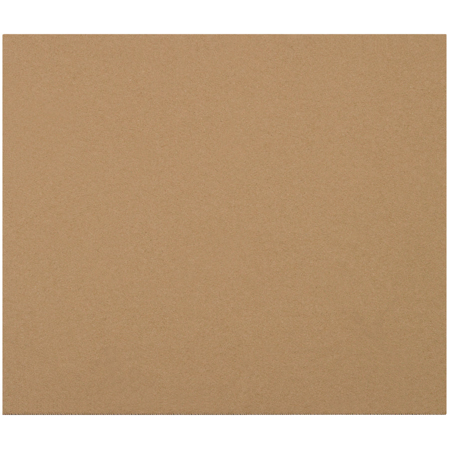 ECT-32 kraft corrugated layer pads sized 11 7/8" x 13 7/8" protect products during shipping and storage while distributing weight across stacked items. Sold as a convenient bundle of 100 pads, these cardboard dividers fit standard box dimensions and reduce product damage in transit. Double as envelope stiffeners for added packaging versatility.