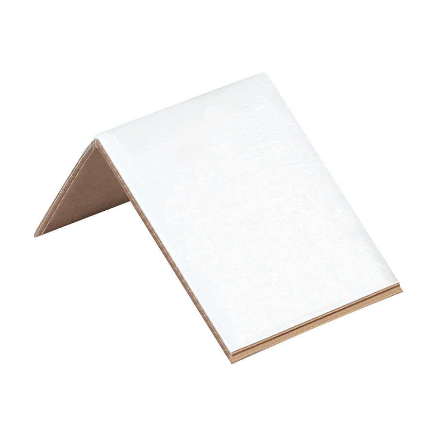 Protect high-value shipments from strapping damage with these heavy-duty .160 fibreboard edge protectors. Engineered to spread strapping tension evenly across palletized products, reducing costly damage during transit and handling. Buy 1,000-piece cases‚reusable, recyclable, and compatible with both steel and poly strapping.