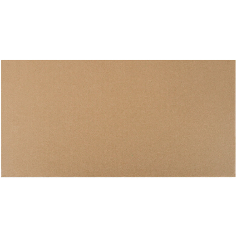 Heavy-duty ECT-48 double wall corrugated sheets sized 24x48" for maximum stacking strength and forklift damage protection. Bundle of 5 kraft pallet sheets reduces freight costs and protects products during warehousing and transit. Stackable cardboard layer pads engineered for high-volume fulfillment operations.