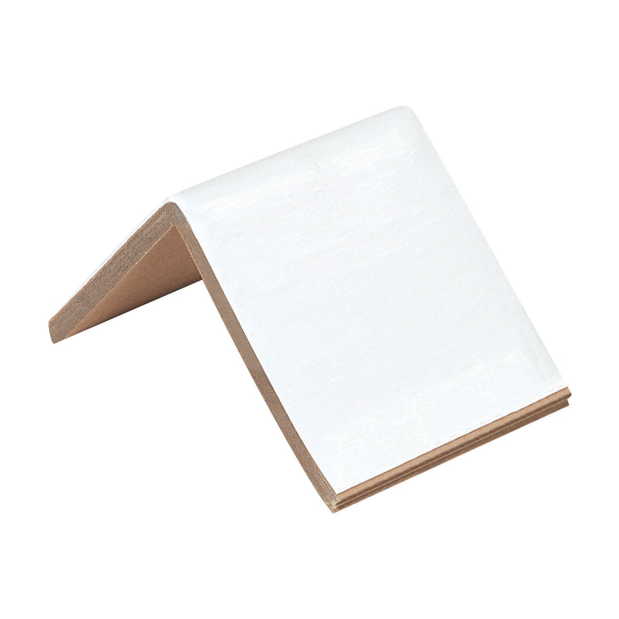 Protect palletized shipments from strapping damage with these heavy-duty 3x3x3" fibreboard edge protectors. Made from .225 thick laminated fibreboard, they distribute strapping tension evenly and work with steel or poly strapping. Reusable and recyclable‚sold in cases of 450 for maximum cost efficiency.