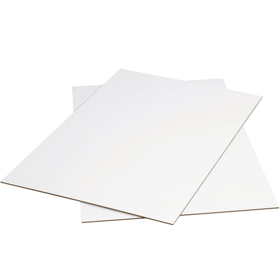 ECT-32 white corrugated layer pads deliver reliable separation between stacked products on pallets and inside shipments. 36x36" sheets provide full pallet coverage with a clean, professional appearance. Sold as a bundle of 5 for maximum convenience.