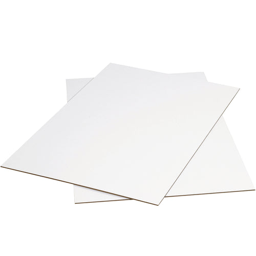 ECT-32 white corrugated layer pads deliver reliable separation between stacked products on pallets and inside shipments. 36x36
