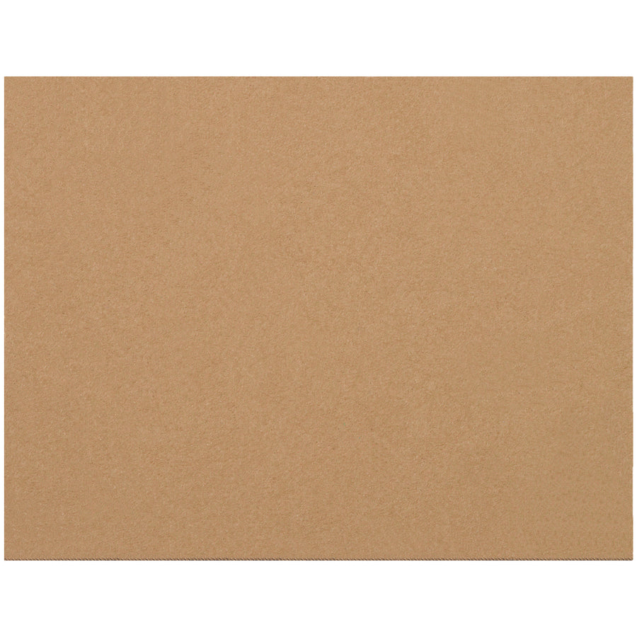 ECT-32 kraft corrugated layer pads sized 8.375" x 10.875" fit standard box configurations and distribute weight efficiently across stacked products. Sold in bundles of 100, these single-wall corrugated pads provide product protection and stiffening for fulfillment operations. Top-layer placement protects during box cutting while reducing overall shipping costs per unit.
