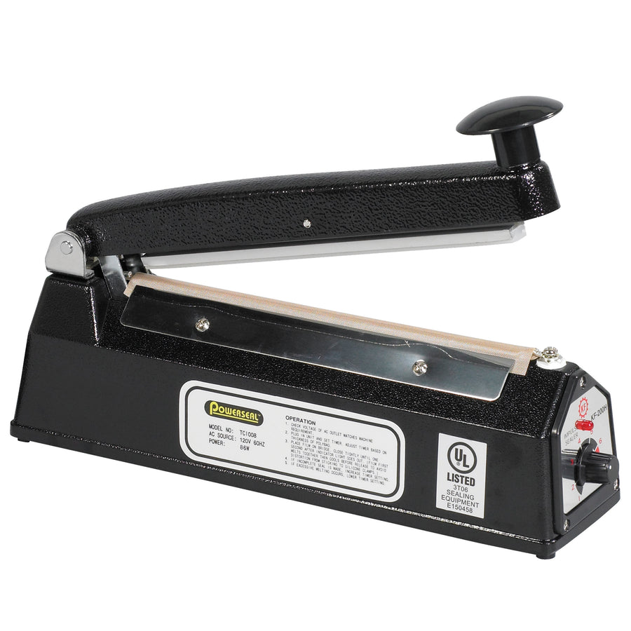 Seal poly bags and tubing instantly with this 8" impulse sealer featuring adjustable timer control and 12 mil sealing thickness. No warmup time needed‚press, release, and seal. Built for industrial packaging buyers who demand speed, reliability, and shipping-compliant results on every job.