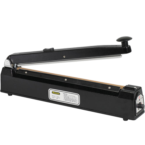 Seal and cut polyethylene and polypropylene bags in a single operation with this 16