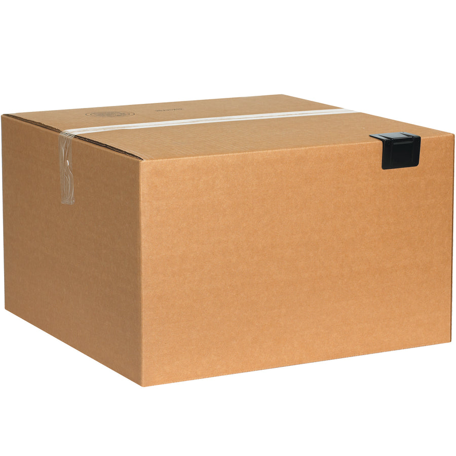 Protect your shipments from strapping damage with these 2 1/2 x 1 3/4" black plastic strap guards. Engineered with grooved design to prevent strap movement while maintaining full load integrity. Buy by the case of 1,000 for maximum cost-efficiency.
