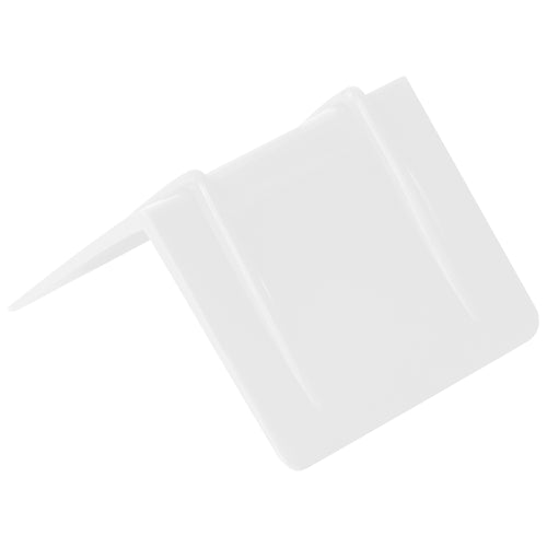 Protect your boxes from costly strapping damage with these durable white plastic strap guards. Featuring grooved edges that prevent strap slippage, these edge protectors work with both steel and poly strapping. Each case includes 1,000 reusable guards‚built to last through multiple shipments.
