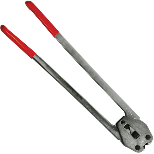 Heavy-duty steel strapping sealer designed for 3/4