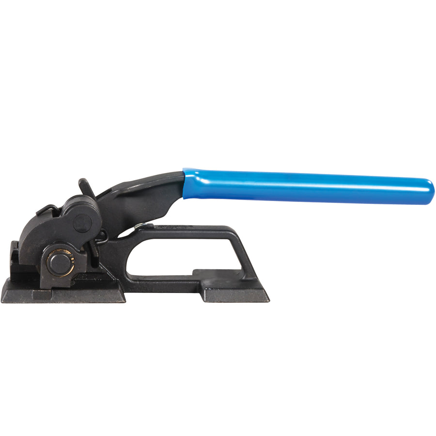 Secure industrial loads fast with this economy steel strapping tensioner designed for 3/8" to 3/4" strapping widths. Black steel construction delivers reliable performance and consistent tension control on every bundle. Sold individually–order in quantity for warehouses, shipping departments, and manufacturing facilities.