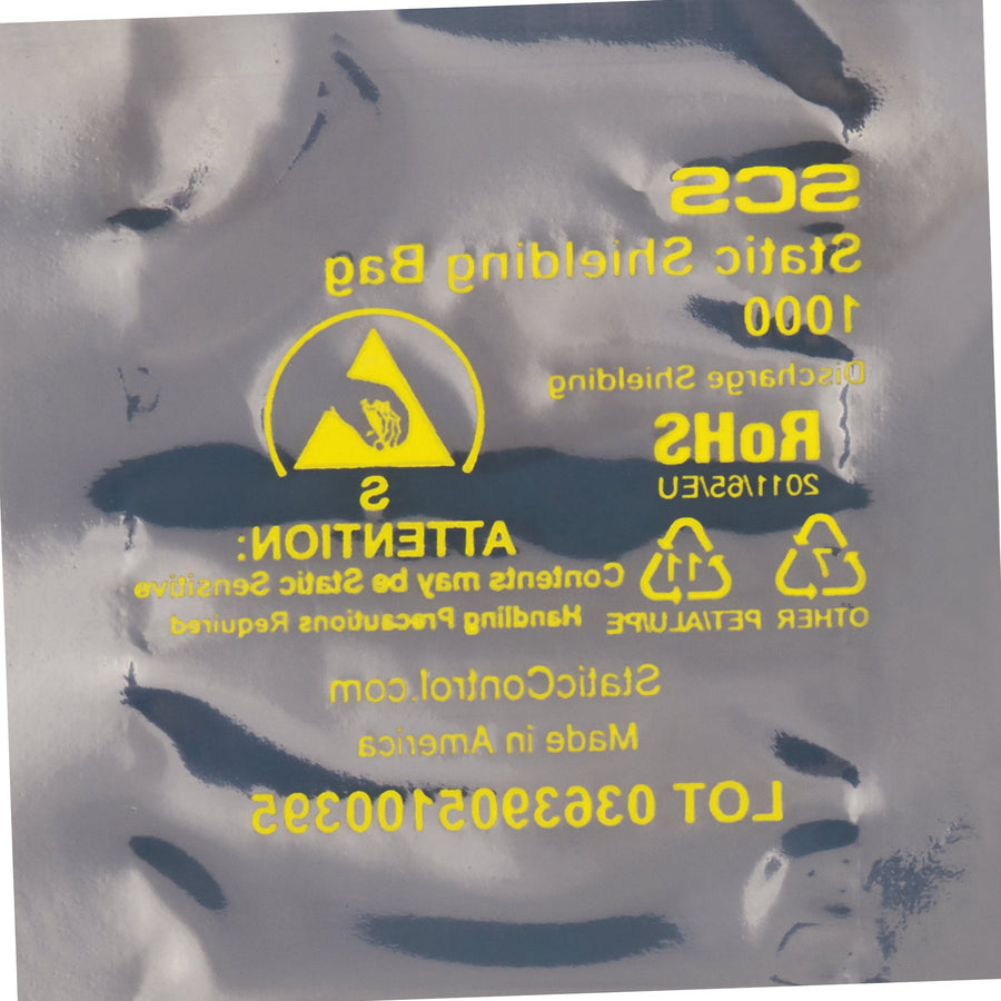3x5 3.1 Mil Open-End ESD Static Shielding Bags 1000/Case STC107 - alias listing
