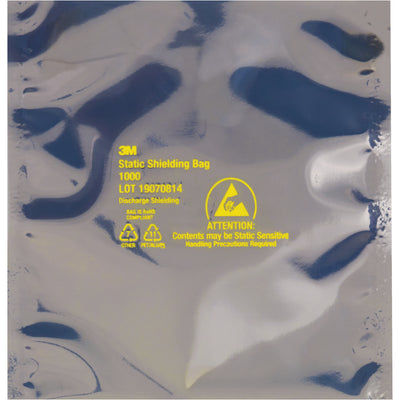 Protect sensitive electronics with these 7x8" transparent anti-static bags featuring 3.1 mil multi-layer construction and printed ESD warning symbols. Heat-sealable design ensures secure sealing for shipping compliance. Buy by the case of 500 and reduce per-unit costs.