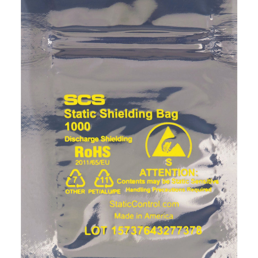 4x6 3.1 Mil Reclosable ESD Static Shielding Bags 500/Case STC311 - alias listing