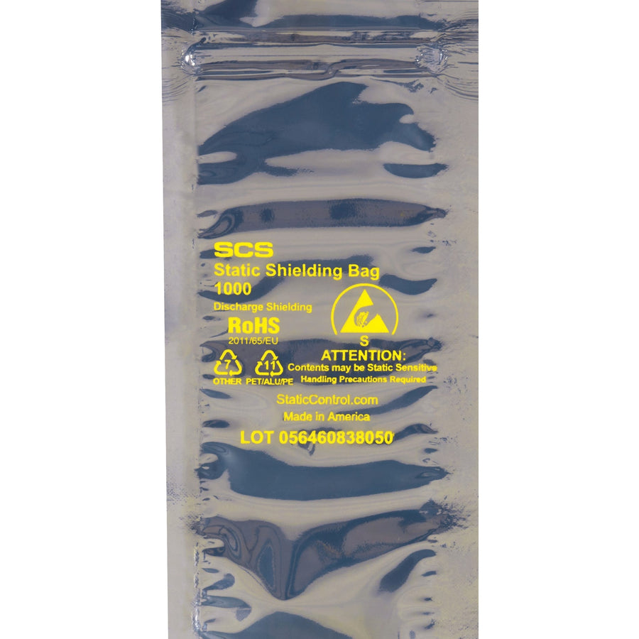 4x8 3.1 Mil Reclosable ESD Static Shielding Bags 500/Case STC313 - alias listing
