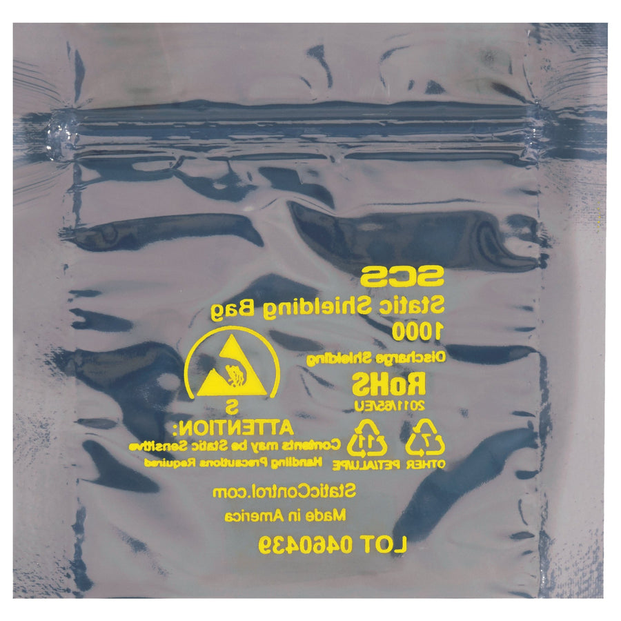 8x8 3.1 Mil Zip Seal Static Shielding Bags 100/Case STC324 - alias listing
