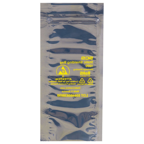 12x18 3.1 Mil Zip Seal ESD Static Shielding Bags 100/Case STC339