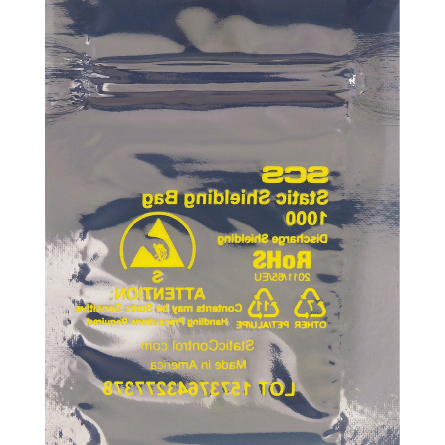 9x12 3.1 Mil Reclosable ESD Static Shielding Bags 100/Case STC359 - alias listing