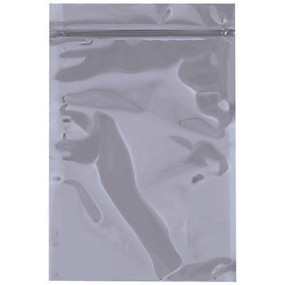Protect your ESD-sensitive electronics with these 5x8" reclosable static shielding bags featuring 3 mil multi-layer construction and transparent design. Each case includes 100 bags with zip-top seals for secure closure. Built for industrial electronics packaging and compliance with standard electrostatic discharge protection requirements.