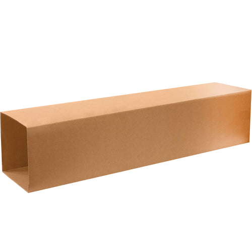 10x10x48 ECT-32 Kraft Telescoping Inner Box - Adjustable Tall Carton, 20-Pack