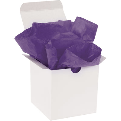 Premium 15x20" purple gift grade tissue paper delivers professional packaging aesthetics with fade-resistant special dyes and soft texture. Each case contains 960 sheets of 10 lb. basis weight tissue–ideal for wrapping, padding, and void fill applications. Cost-effective packaging solution that enhances product presentation while meeting shipping compliance standards.