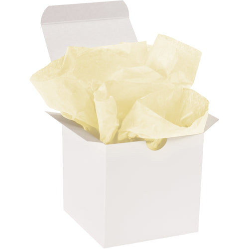 Professional-grade yellow tissue paper sheets sized 20x30