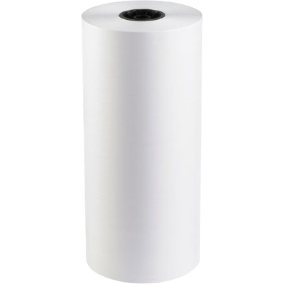 Premium 20" x 5200' white tissue paper roll designed for industrial void fill, padding, and protective wrapping. Featuring 10 lb basis weight, neutral pH, and fade-resistant dyes that prevent bleeding–ideal for adding dimension and protection to your packaging operations.