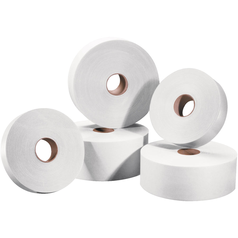 Packrift's Tape Logic #6000 white water activated kraft tape delivers aggressive adhesion to corrugated cartons in any environment‚dusty, dirty, or clean. Each case includes 10 rolls of 3" x 600' tape that's 100% biodegradable and recyclable. Ideal for high-volume packing lines sealing master cartons and palletized shipments.
