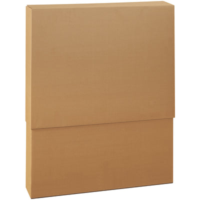 Adjust from 4" to 30" height to fit tall and irregularly shaped items with ECT-32 kraft corrugated strength. These telescoping inner boxes feature a full overlap bottom for superior stacking performance in your warehouse. Sold in bundles of 10–pair with T37430OUTER to complete the set.
