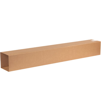 Adjustable two-piece telescoping inner boxes designed for tall and irregularly shaped items. 6" x 6" x 48" dimensions with ECT-48 double wall kraft corrugated construction and full overlap (FOL) bottom reinforcement. Sold in bundles of 15 and pairs with our matching outer boxes for complete protective shipping solutions.