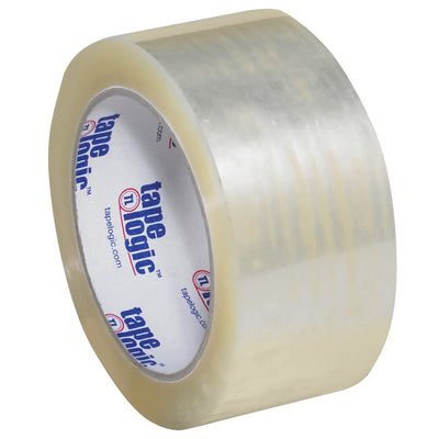 Tape Logic #1000 economy carton sealing tape delivers cost-effective performance for high-volume packing lines. This 2" x 55 yds clear tape features 3.0 mil hot melt adhesive with excellent elongation to seal irregular cartons and overstuffed boxes. Order by the case of 36 rolls and reduce per-unit costs while maintaining reliable core compatibility with standard dispensers.