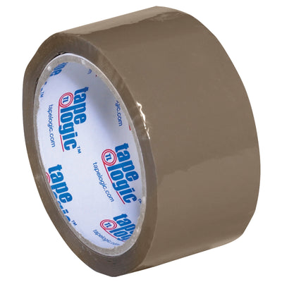 2" x 55 yds Tan Acrylic Carton Sealing Tape - 1.8 Mil, Case of 36