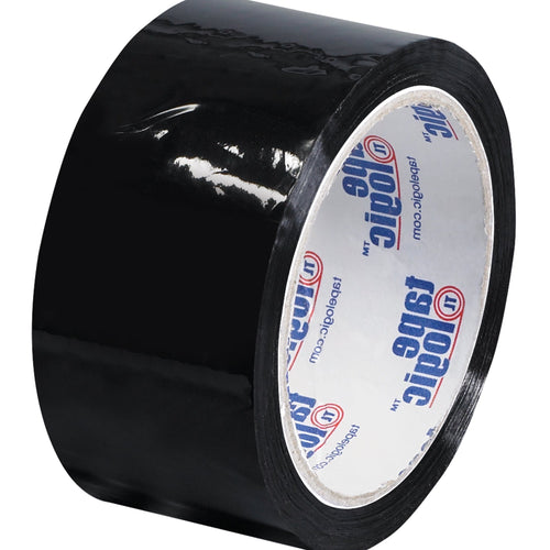 2 in x 55 yd 2 Mil Black Carton Sealing Packing Tape 6-Pack T90122BK6PK