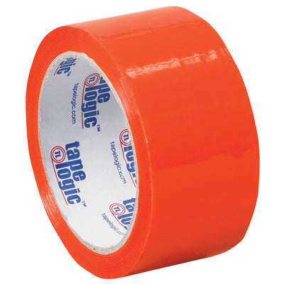 Streamline shipment identification with Tape Logic orange carton sealing tape–2.2 mil polypropylene with acrylic adhesive for reliable case closure and professional color-coding. This 2" x 55 yds roll delivers consistent, pressure-sensitive adhesion on packing lines. Six rolls per case for high-volume operations.
