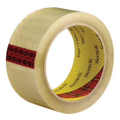 2" x 55 yds Clear 3M 373+ Carton Sealing Tape - 2.6 Mil, Case of 36