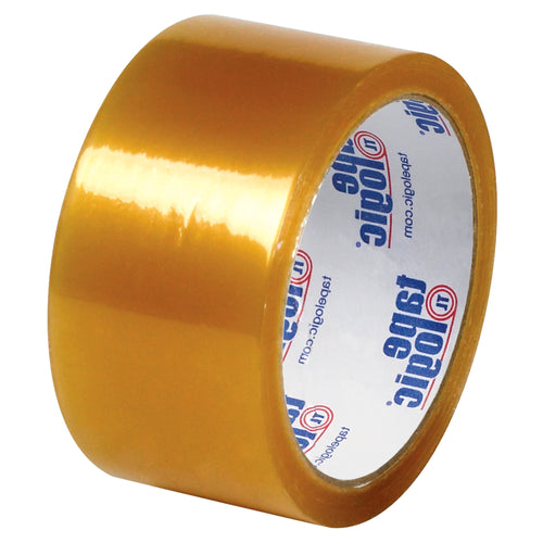 2 in x 55 yd 1.7 Mil Clear Natural Rubber Carton Sealing Tape 36/Case T90157