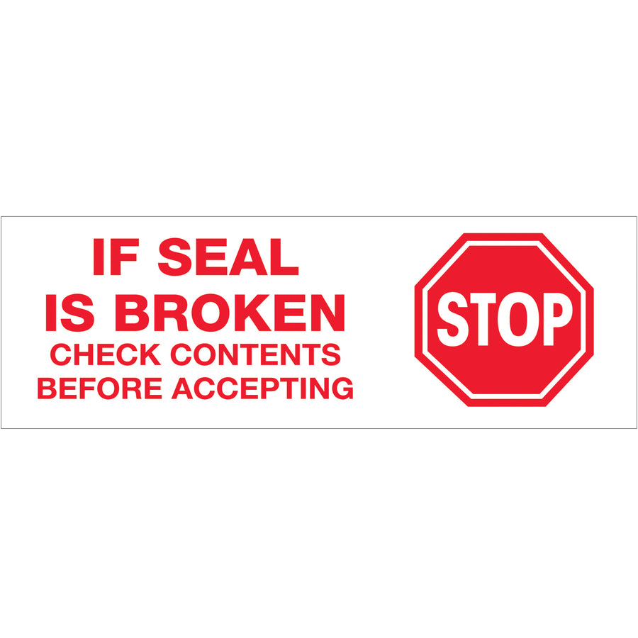 Eliminate labeling steps and communicate handling instructions directly on every sealed carton. This 2" x 55 yds messaged carton sealing tape features 2.2 Mil waterproof acrylic adhesive that bonds instantly on standard dispensers. Ships as a case of 36 rolls‚ready for your packing line.