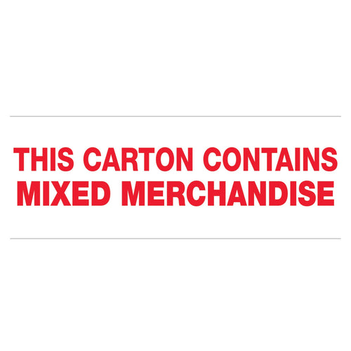 2 in x 55 yd 2.2 Mil Mixed Merchandise Carton Sealing Tape 36/Case T901P10