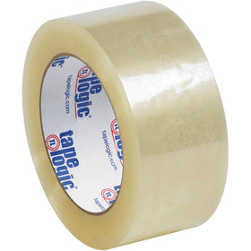 2" x 110 yds. Clear 2 Mil Quiet Carton Sealing Tape - 6 Pack