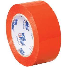 Color-coded orange carton sealing tape designed for packing lines that need visual shipment identification. 2.2 mil polypropylene with acrylic adhesive delivers consistent sealing on standard cases. This 6-pack case (2" x 110 yds per roll) works with all Tape Logic dispensers for efficient case closure.