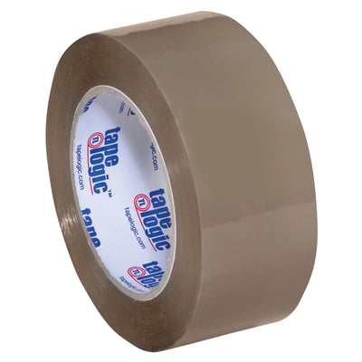 2" x 110 yds Tan Acrylic Carton Sealing Tape, 2.6 Mil - 6 Pack