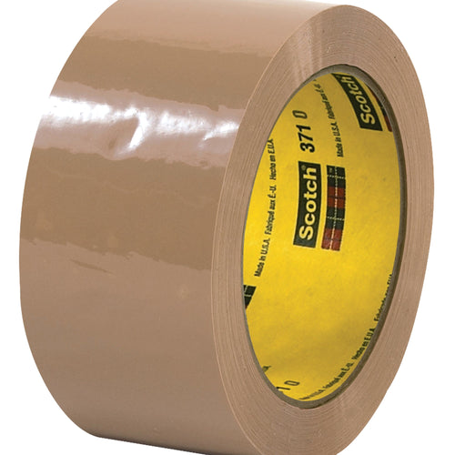 2 in x 110 yd 1.9 Mil Tan Scotch 371 Box Sealing Tape 36/Case T902371T